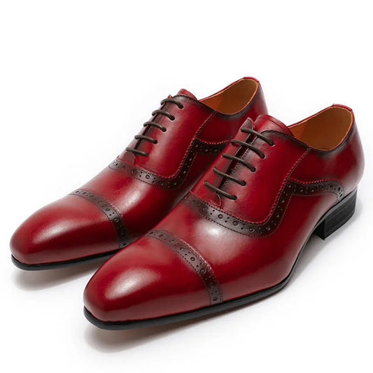 Valentinoire Cap-Toe Oxfords