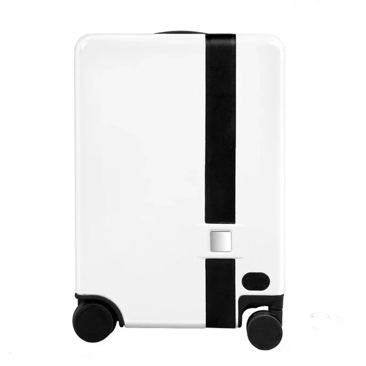 Hard Shell Smart Ride-On Suitcase | Auto-Follow Electric Motor Luggage Scooter for Travel
