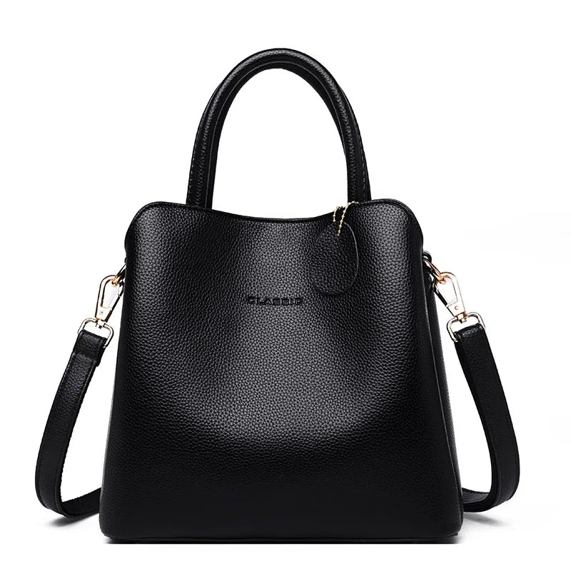 VeraMode Luxe Commuter Tote - Multi-Way High-Capacity Handbag for Women