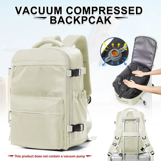 Ryanair Approved Travel Backpack - Compression Cabin Bag for Women & Men, Business Laptop Handbag for Airplane Travel