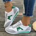 Fashion Round-Toe Sneakers - Versatile, Comfortable, Breathable Casual Shoes for Women