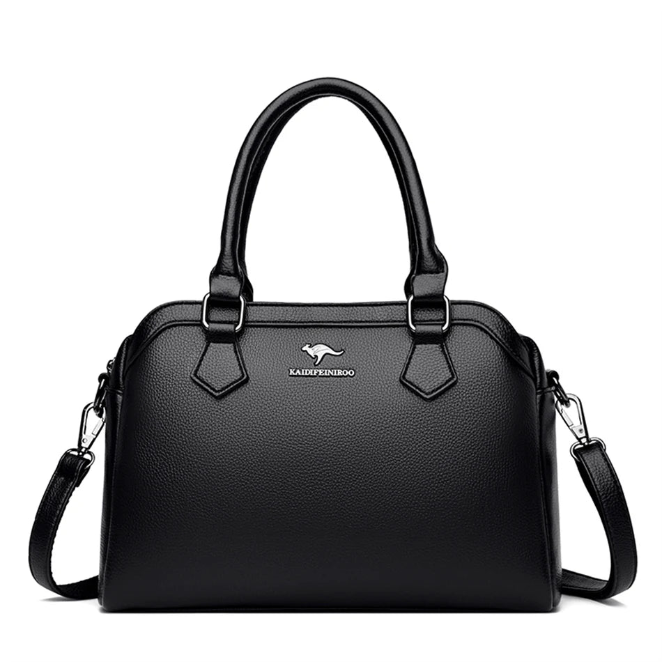Aurelia Elite - Designer Leather Tote & Crossbody Bag for Women