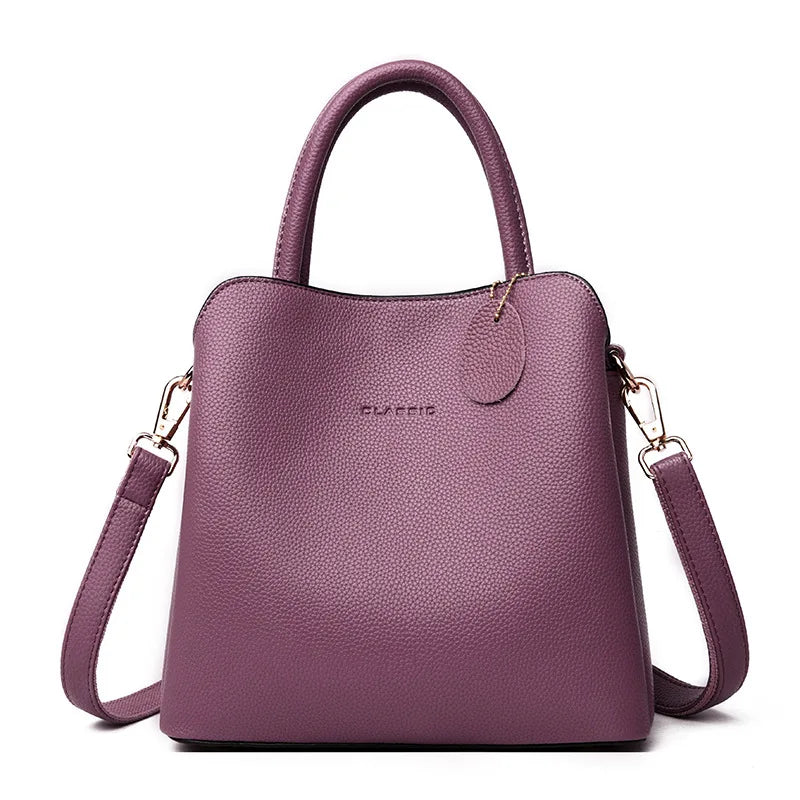 VeraMode Luxe Commuter Tote - Multi-Way High-Capacity Handbag for Women