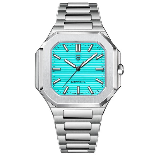 Pagani Design Men’s Luxury Quartz Watch - Sapphire Glass, Stainless Steel Sports Timepiece, Waterproof Wristwatch