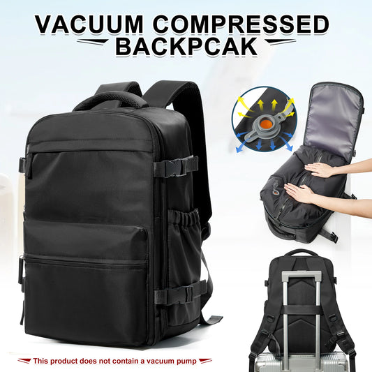 Ryanair Approved Travel Backpack - Compression Cabin Bag for Women & Men, Business Laptop Handbag for Airplane Travel