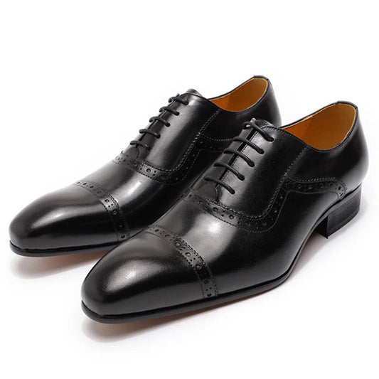 Valentinoire Cap-Toe Oxfords