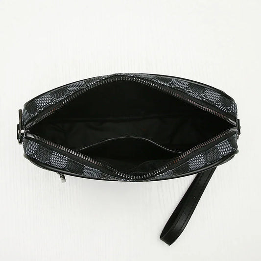 Premium PU Leather Men’s Shoulder Bag | Luxury Business Crossbody Travel Satchel & Phone Clutch