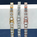 Moissanite Tennis Bracelet - Original 925 Sterling Silver Diamond Chain for Women & Men