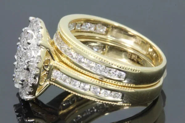 Natural 2-Carat Diamond Ring – 18K Gold Wedding and Fine Jewelry for Women & Men