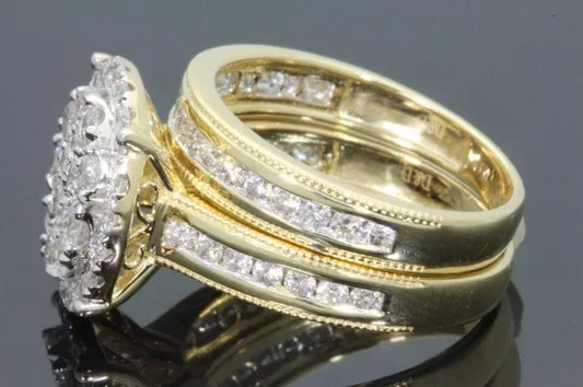 Natural 2-Carat Diamond Ring – 18K Gold Wedding and Fine Jewelry for Women & Men