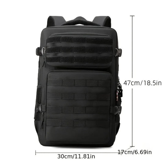 Men’s Tactical Camouflage Backpack - Large Capacity Multi-Layer Outdoor Hiking & Camping Pack