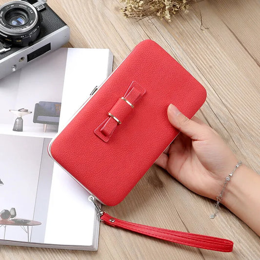 Fashion Women's Long Clutch Wallet - Card Holder, Cellphone Case & Wristlet Handbag