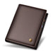 Laorentou Men’s Genuine Leather Wallet | Compact Card Holder & Gift for Him