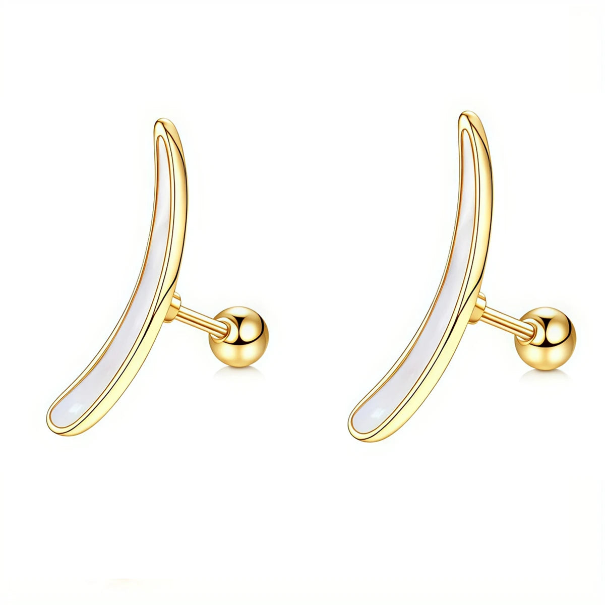 Beautiful Screw Back Cubic Zirconia Stud Earrings - Luxury Cartilage, Conch & Helix Piercing Jewelry for Women