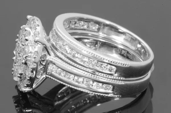 Natural 2-Carat Diamond Ring – 18K Gold Wedding and Fine Jewelry for Women & Men