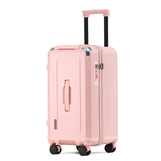 Luxury Large-Capacity Travel Trolley Luggage - 22 to 36 Inch Silent Brake Suitcase for Men & Women