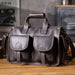 Vintage Men’s Leather Messenger Bag | Cowhide Laptop Briefcase 14/15.6 Inch with YKK Zipper – Office & Work Bag Gift