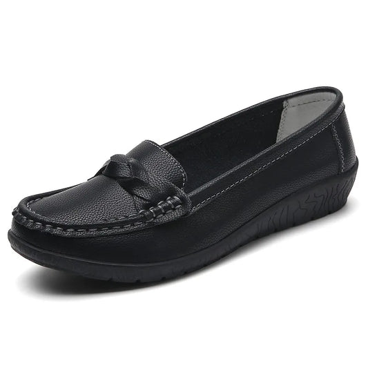 Women’s Genuine Leather Flats – Comfortable Moccasins, Ballet & Oxford Style Casual Shoes