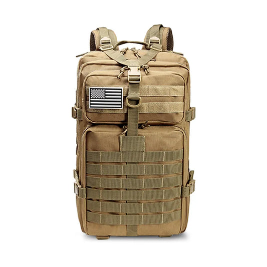50L Tactical Backpack for Men - Waterproof Large Capacity Travel & Outdoor Sports Rucksack