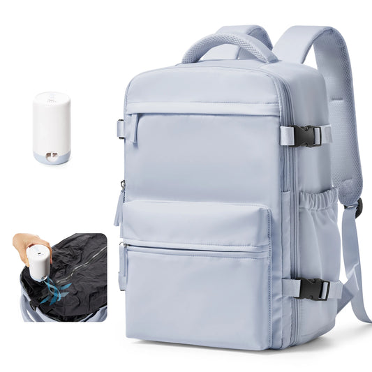 Ryanair Approved Travel Backpack - Compression Cabin Bag for Women & Men, Business Laptop Handbag for Airplane Travel