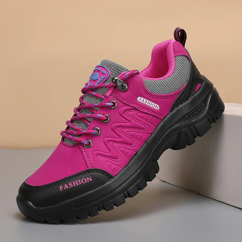 Women’s Outdoor Hiking Shoes - Waterproof Non-Slip Sneakers, Comfortable Walking & Climbing Footwear