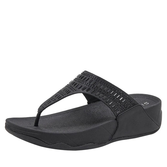 Crystalé Shine Flip-Flops