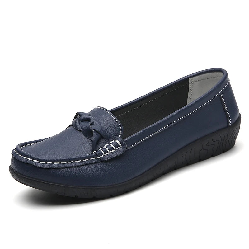 Women’s Genuine Leather Flats – Comfortable Moccasins, Ballet & Oxford Style Casual Shoes