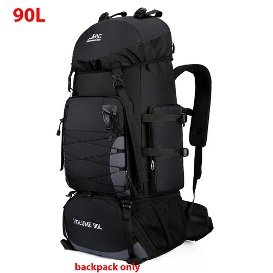 90L Large Capacity Travel & Camping Backpack - Outdoor Hiking, Climbing, and Mountaineering Rucksack for Men & Women