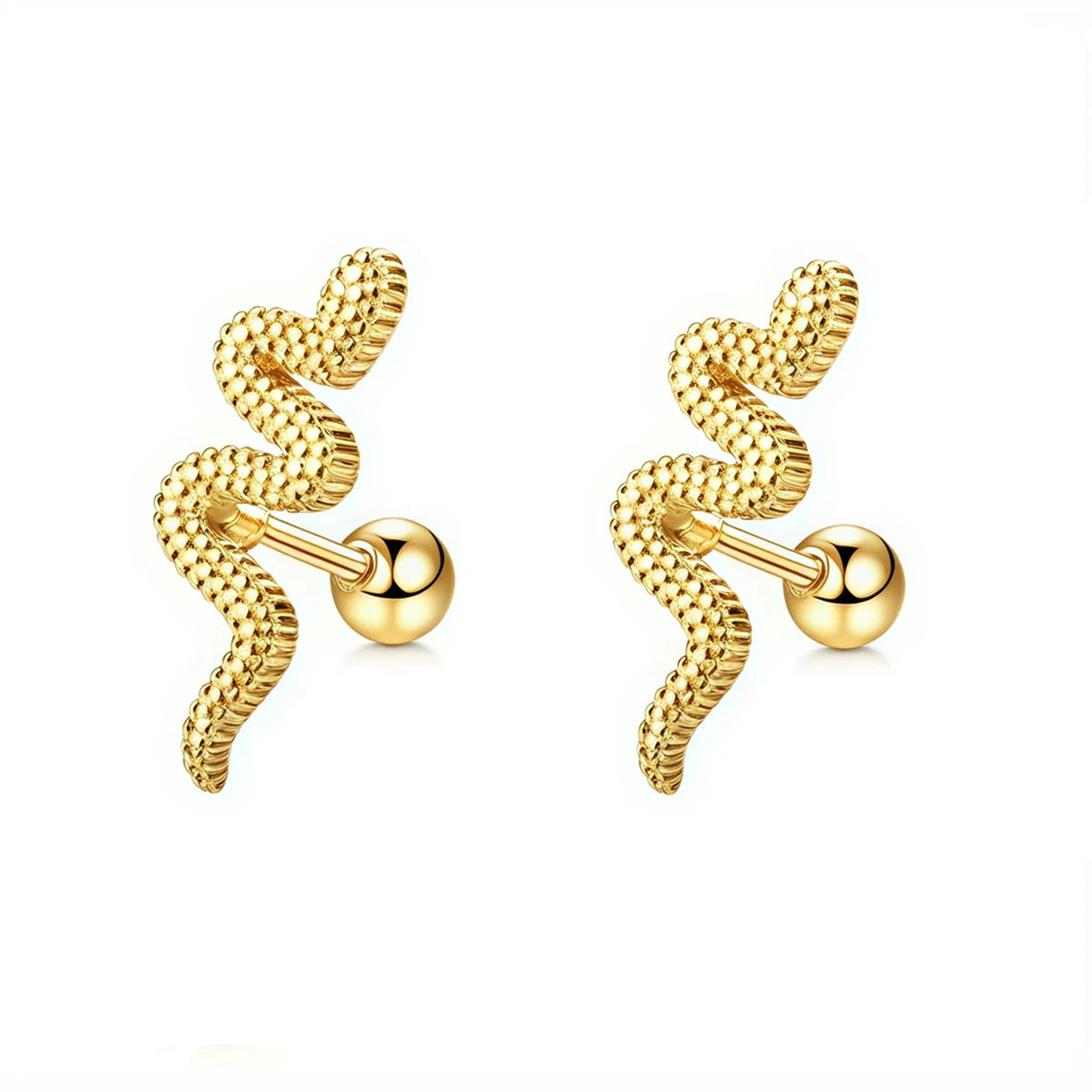 Beautiful Screw Back Cubic Zirconia Stud Earrings - Luxury Cartilage, Conch & Helix Piercing Jewelry for Women