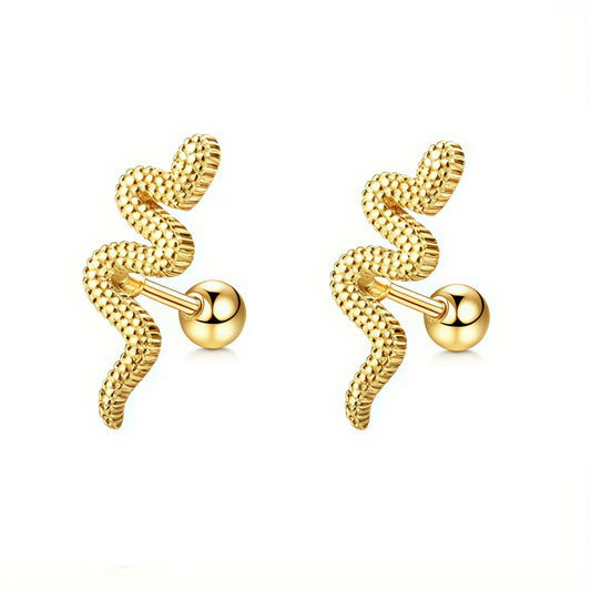 Beautiful Screw Back Cubic Zirconia Stud Earrings - Luxury Cartilage, Conch & Helix Piercing Jewelry for Women