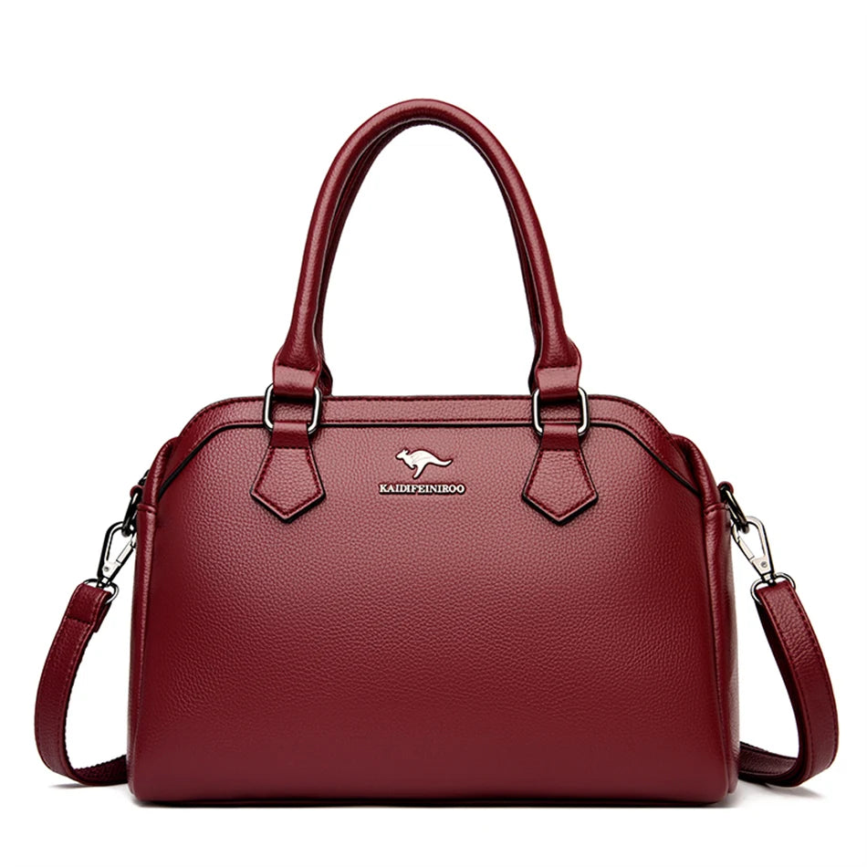 Aurelia Elite - Designer Leather Tote & Crossbody Bag for Women