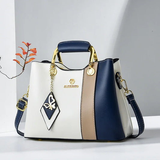 Chic Cat-Inspired Satchel - Elegant Top-Handle Shoulder Bag for Stylish Women