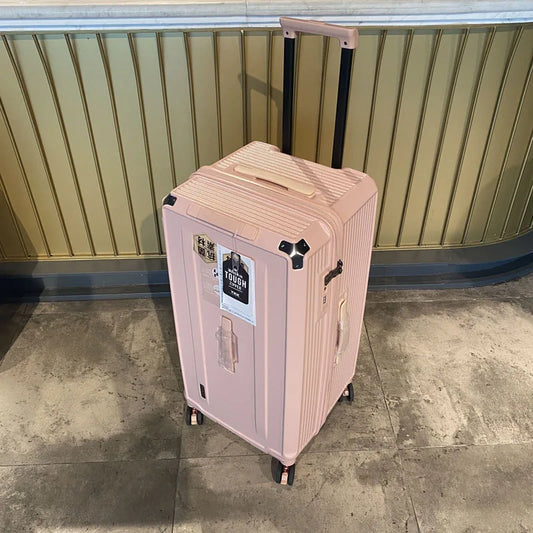 Luxury Large-Capacity Travel Trolley Luggage - 22 to 36 Inch Silent Brake Suitcase for Men & Women