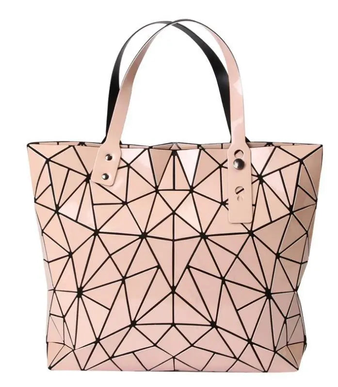 LustraGlow Summer Holographic Tote - Fashion Messenger & Shoulder Bag for Women