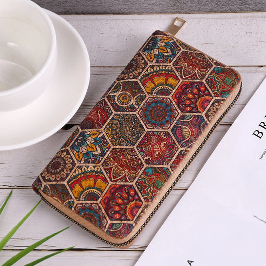 Retro Minimalist Long Wallet - Large Capacity Card Holder with Multi-Functional Compartments for Daily Use