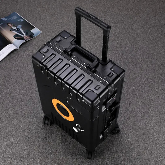 Aluminum Frame Suitcase - Silent Wheels, TSA Lock, Fashion Rolling Trolley Luggage 20/22/24/28 Inch