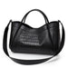 Aidrani Elegance - Premium Crocodile Embossed Leather Tote with Matching Pouch