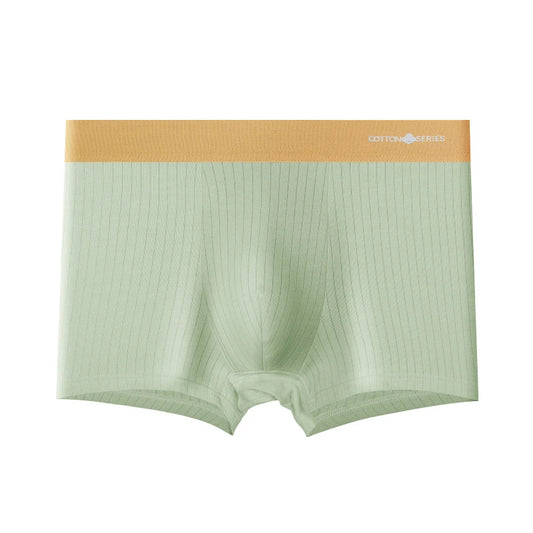 Men’s Cotton Boxer Briefs - Comfortable, Skin-Friendly, Antibacterial, Large Size Summer Underwear