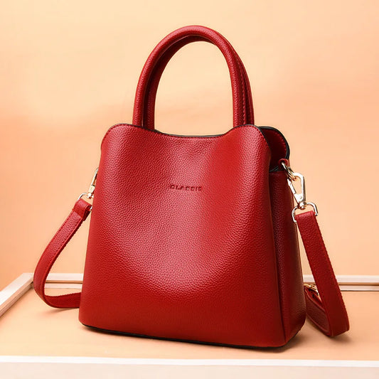 VeraMode Luxe Commuter Tote - Multi-Way High-Capacity Handbag for Women