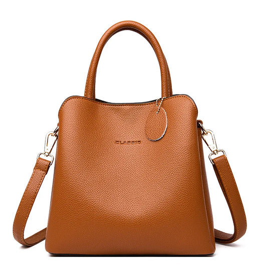 VeraMode Luxe Commuter Tote - Multi-Way High-Capacity Handbag for Women
