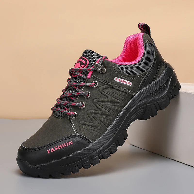 Women’s Outdoor Hiking Shoes - Waterproof Non-Slip Sneakers, Comfortable Walking & Climbing Footwear