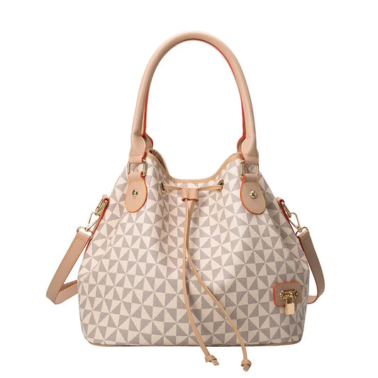 Trendy Women's Printed Bucket Bag - Large Capacity Luxury Crossbody & Shoulder Handbag