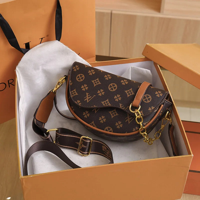 TokyoCharm Luxe Crossbody - Elegant Designer Shoulder & Clutch Travel Tote for Women