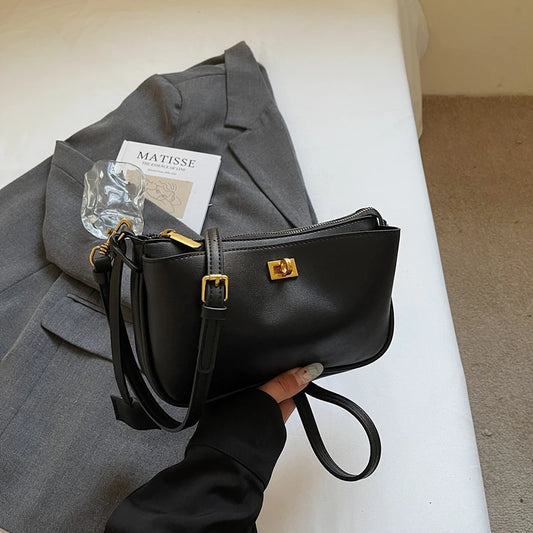 Moods Branded Luxury Underarm Shoulder Bags For Women Dual Straps Locker Crossbody Satchels Summer Latest Designer Handbags