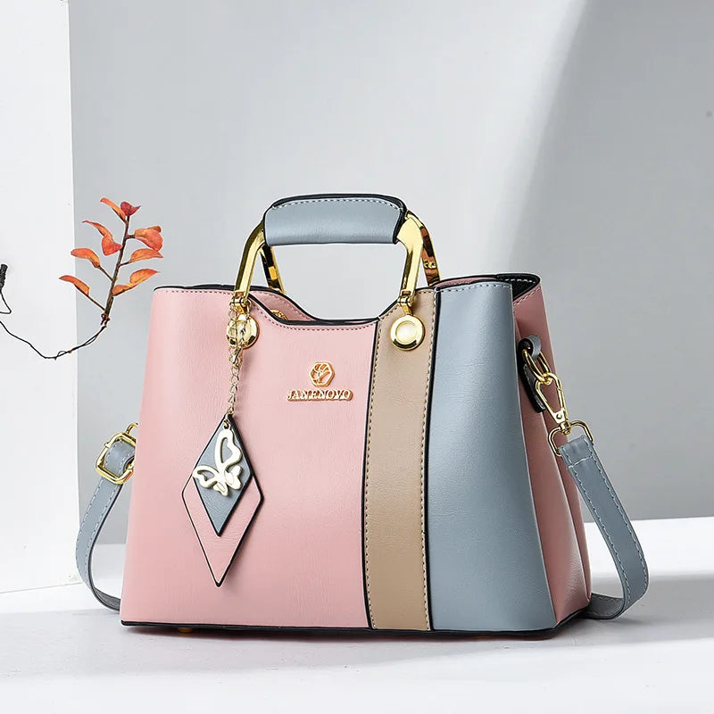 Chic Cat-Inspired Satchel - Elegant Top-Handle Shoulder Bag for Stylish Women