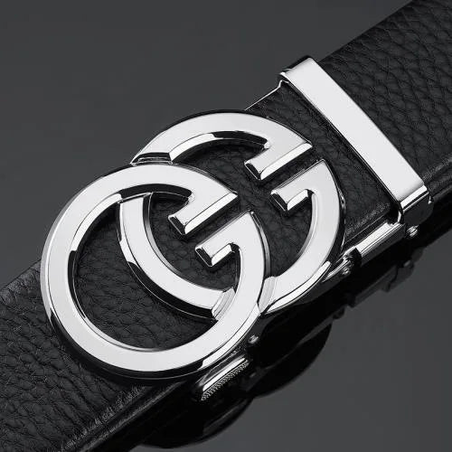 Luxury Designer GG Leather Belt - Double G Buckle, Premium Strap for Men & Women