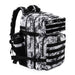 LHI 45L Tactical Backpack for Men & Women - Large Outdoor Sports Hiking Gym Bag with Bottle Holder