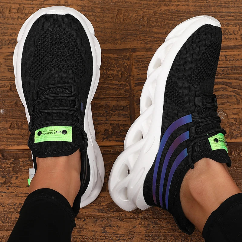 Luxury Mesh Sports Shoes - Breathable Lightweight Running & Gym Sneakers for Women