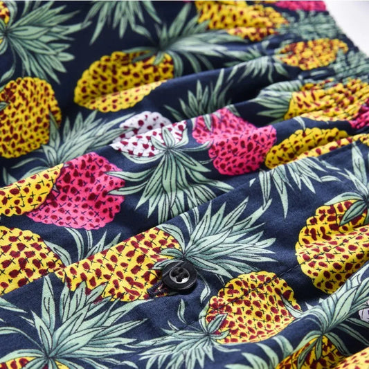 Men’s 100% Cotton Boxer Brief - Soft, Comfortable, Stretch Home Shorts with Aloe Fabric