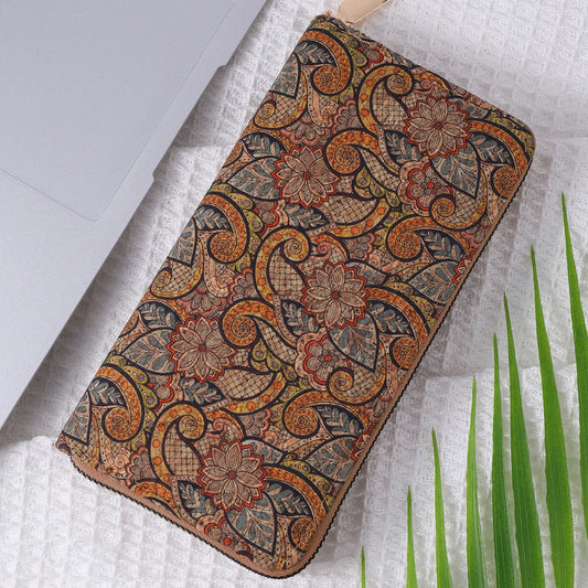 Retro Minimalist Long Wallet - Large Capacity Card Holder with Multi-Functional Compartments for Daily Use
